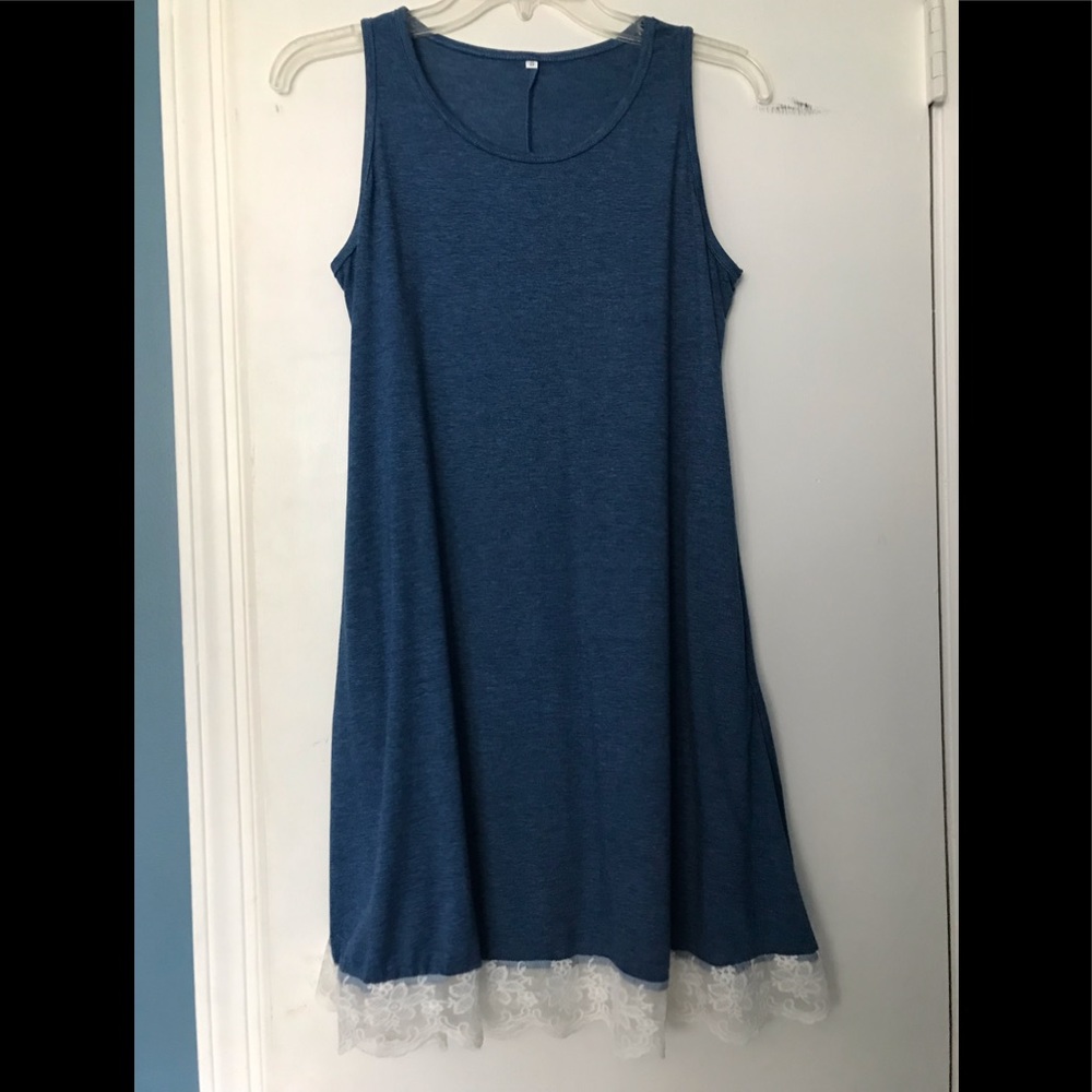 Navy blue tank dress.  Size small